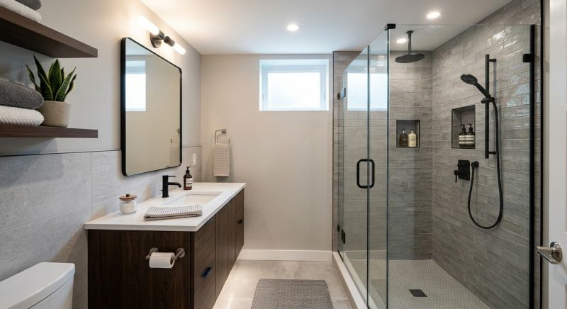 Basement Bathroom Remodeling in Charlotte County, FL